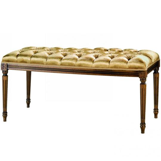 klasicka lavica calunena jedinecna elegantna obyvacka sedacia suprava opierka na nohy lavicaska mestianska zamok vyrezavany bez retro rustikalnysky talansky toskansky luxus hotel nabytok nabytky interierovy obchod.jpg